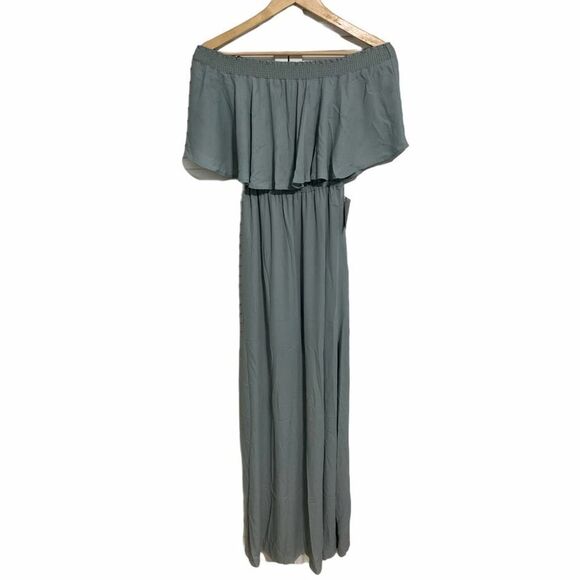 Show Me Your Mumu Hacienda Maxi Dress‎ Sage XXS - Picture 16 of 16